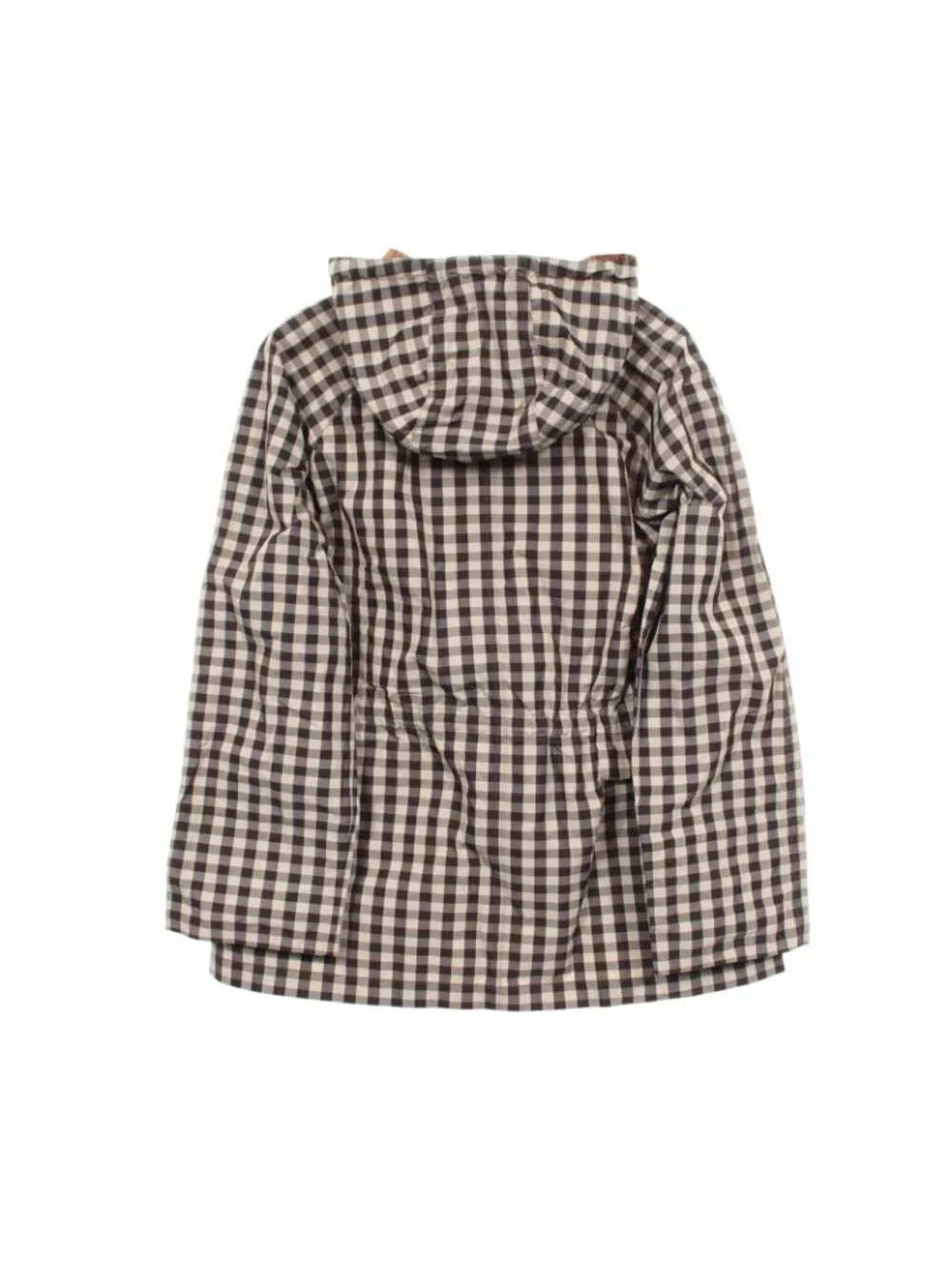 Louis Vuitton Nylon Jacket Monogram Gingham Check Hooded